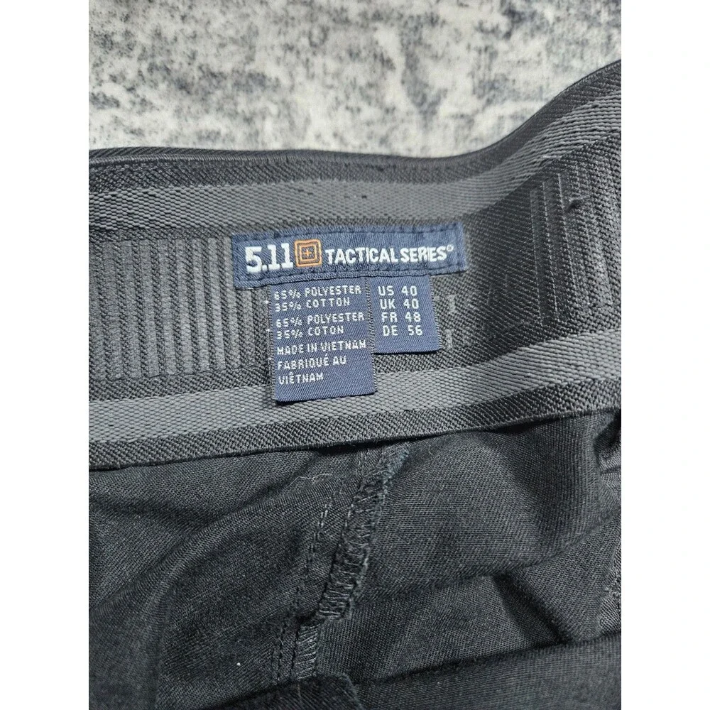 5.11 Tactical Series Pants Mens Size 40x32 RN 109614 CA 04719 Black Cargo
